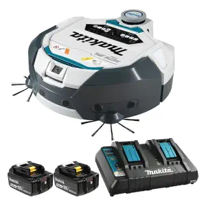 Makita 18V LXT Brushless Cordless 3.0L Smart Robotic Vacuum Kit (5.0Ahx2 Kit)
