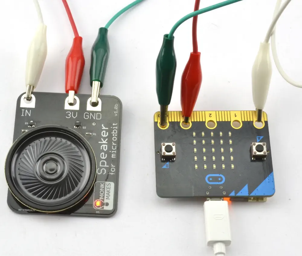 Monk Makes Speaker for MICRO:BIT