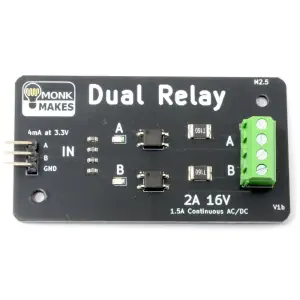 Monk Makes Module de relais double MonkMakes