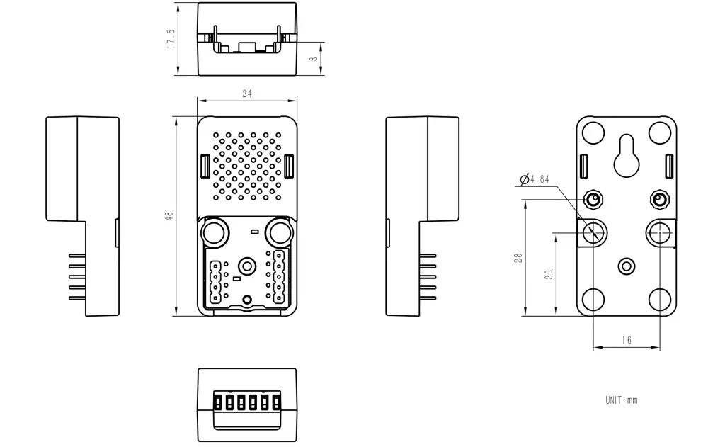 M5Stack ATOMIC Base pour Moteur Pas à Pas (DRV8825)