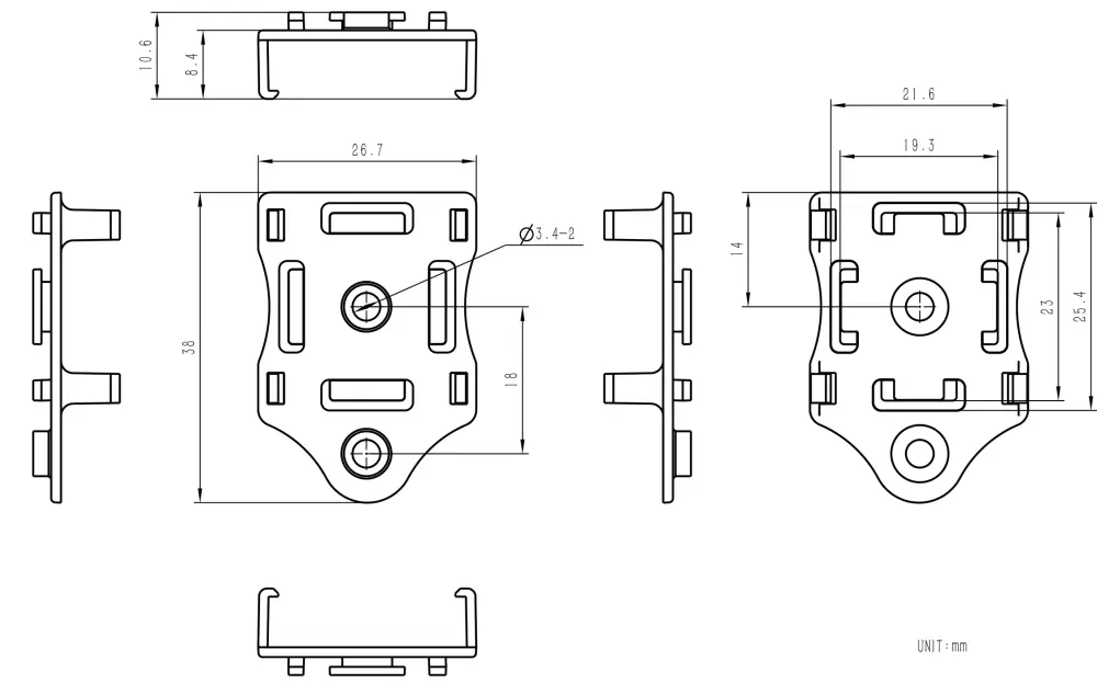 M5Stack StickC Plus2 Horloge Kit met Accessoires