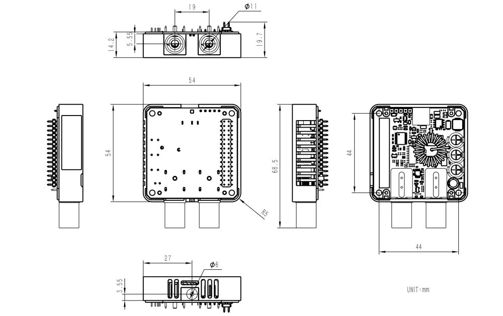 M5Stack Programmierbares Netzteilmodul 13.2