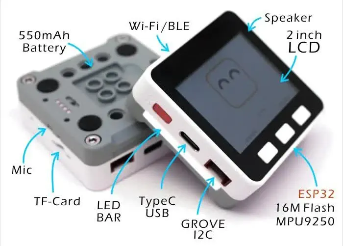 Kit de Inicio IoT M5GO de M5Stack - Haga Clic para Ampliar