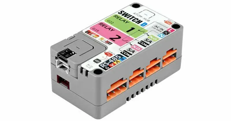 M5Stack ATOM HUB SwitchD 2-Relay Kit - Click to Enlarge