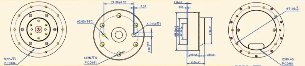 Controlador de Servo sin Escobillas RMD-X8 V3, CAN, 1:6, MC-X-500-O MYACTUATOR - Haga Clic para Ampliar