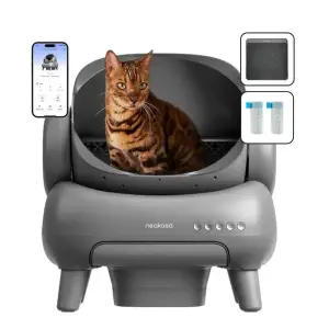 Neakasa M1 Bac à Litière pour Chat Auto-Nettoyant à Dessus Ouvert