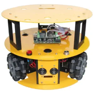Kit Robotique Compacte à 3 Roues Omnidirectionnelles Compatible Arduino