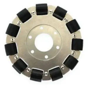 Roue Omnidirectionnelle 127mm (Roulement en Laiton pour Rouleaux)