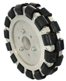152mm Omnidirectional Wheel (Brass Bearing for Rollers)