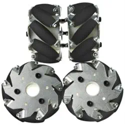 100mm Mecanum Wheel Set (2x Left, 2x Right)