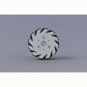 Kit de 4 Roues 127mm Mecanum avec Rouleau de Base (2x Droite, 2x Gauche)