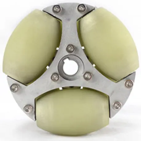 100mm Aluminum Omni Wheel w/ Polyurethane- Click to Enlarge