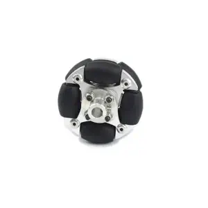 Roue double omnidirectionnelle en aluminium 48 mm Basic