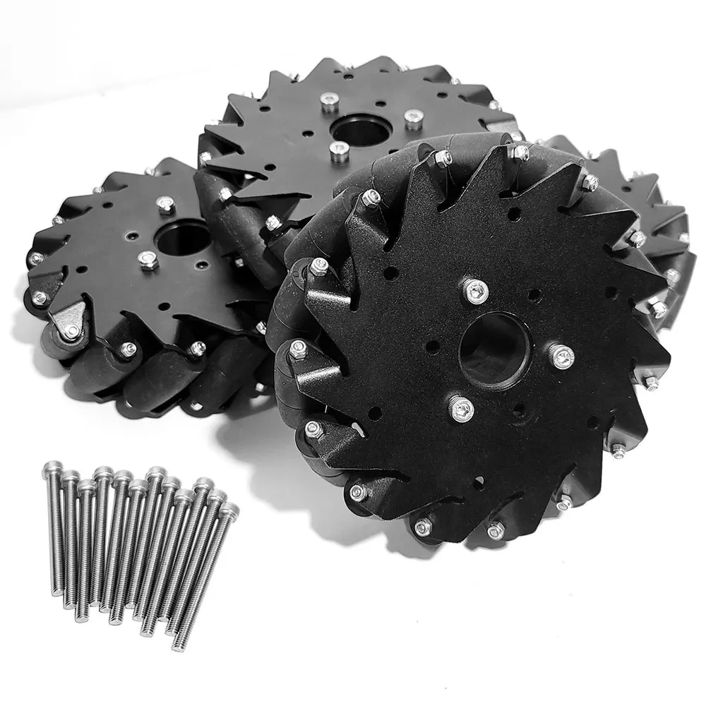 Lynxmotion - 152mm Mecanum Wheel Set (2x Left, 2x Right)