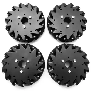 Lynxmotion - Jeu de Roues Mecanum 152mm (2x Gauche, 2x Droite)