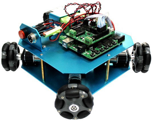Kit de Robot Omni Ruedas 4WD 58mm de Arduino