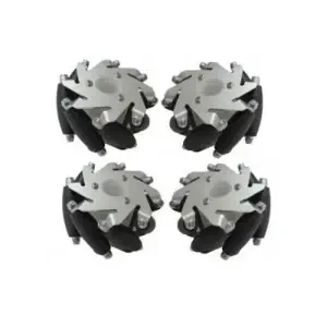 Roues Mecanum 4 pièces (compatible avec les blocs LEGO)
