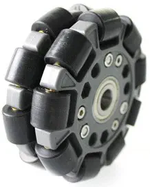 100mm Double Plastic Omni Wheel w/ Central Bearing