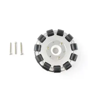 Roue Omni Double 127mm avec Rouleaux de Support