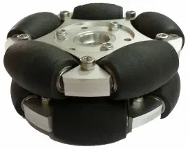 127mm Heavy Duty Aluminum Omni Wheel w/ Bearing Rollers