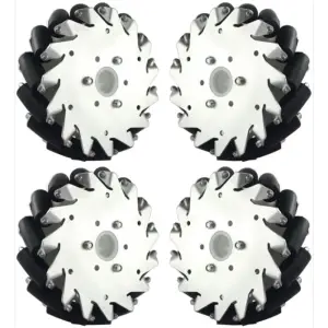 Jeu de roues Mecanum de 152 mm (2x gauche, 2x droite)