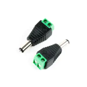 Interface Borne à Vis à Prise Baril 2.1mm (2pk)