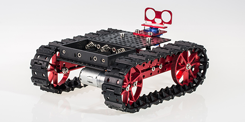 Kettenfahrzeug-Roboter Kit - Zum Vergrößern klicken