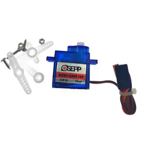 Servo à engrenages en plastique SG90SR 180 degrés
