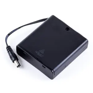 Support à Batterie- 4xAA Plat