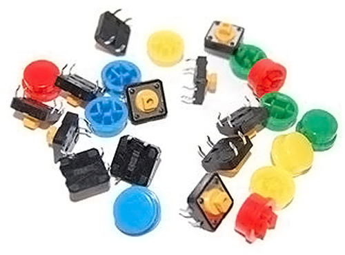 Tactile Buttons (12pk)- Click to Enlarge