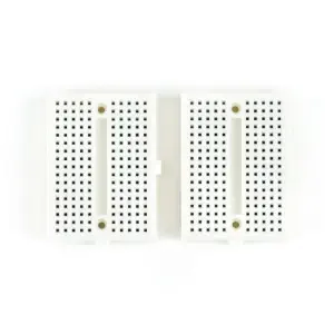 Paire de Mini Plaques à Essais Sans Soudure Blanches à 170 Points