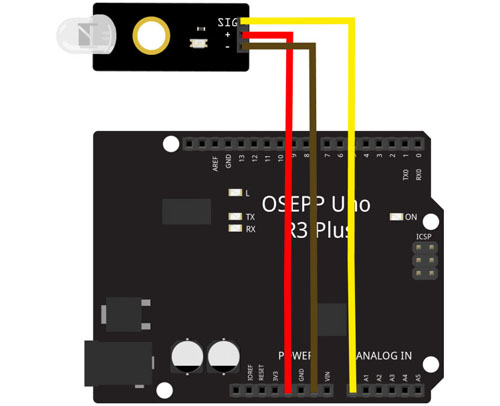 OSEPP Flame Sensor Module- Click to Enlarge