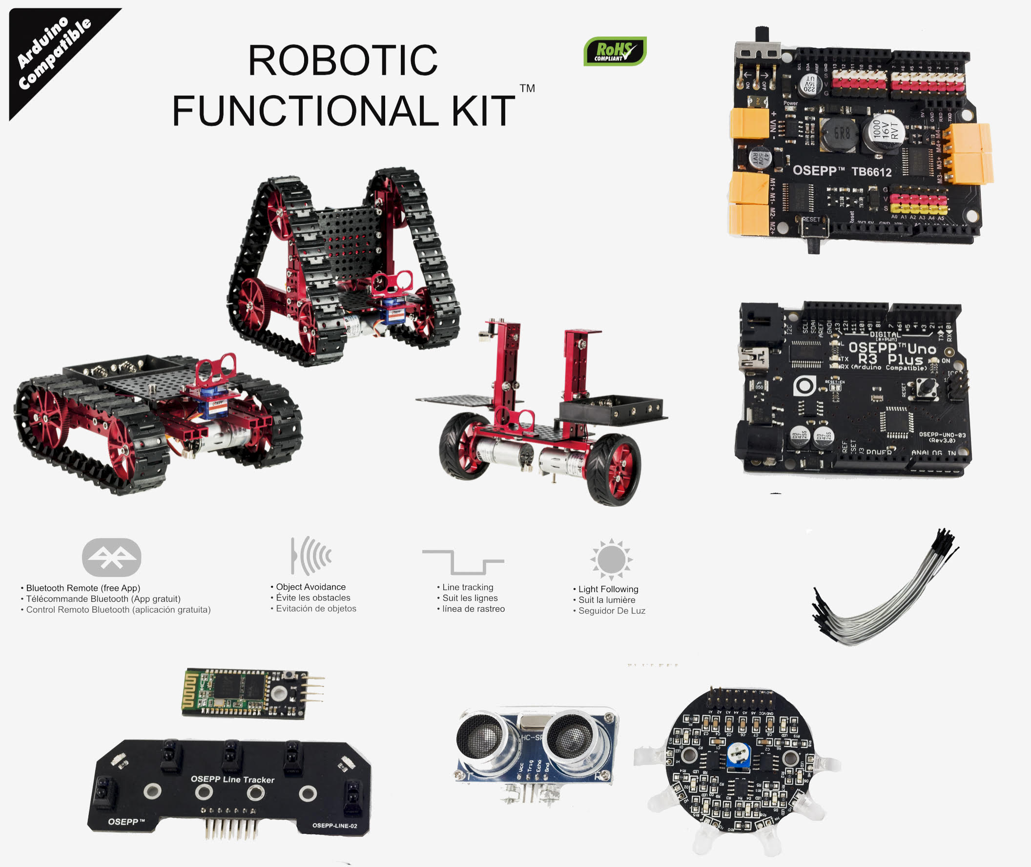 Kit de Robot Fonctionnel OSEPP - Cliquer pour agrandir