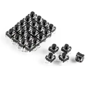 Bouton Poussoir Momentané 12mm (10PK)