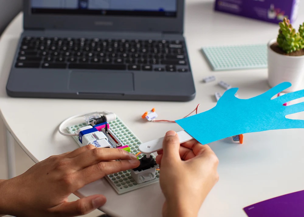 Kit de Inicio de Aprendizaje en el Hogar LittleBits - Haga Clic para Ampliar