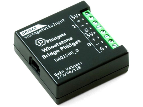 Interfaz de Sensor de Puente Wheatstone Phidget VINT – Haga clic para ampliar