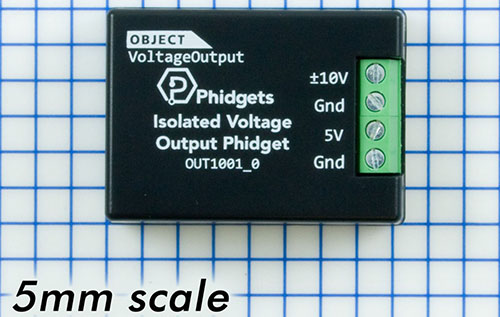 Isolated 12-bit Voltage Output Phidget VINT- Click to Enlarge