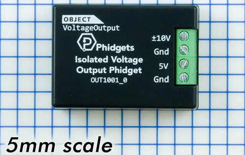 Salida de Voltaje de 12 Bits Aislado Phidget VINT – Haga clic para ampliar