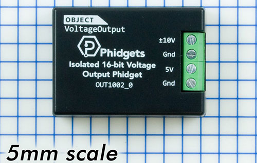 Isolated 16-bit Voltage Output Phidget VINT- Click to Enlarge