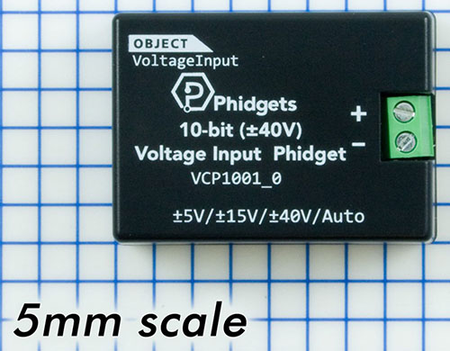 Module d'Entrée de Voltage ±40V Phidget VINT – Cliquez pour agrandir