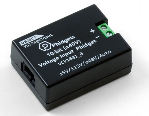 Phidget VINT ±40V Voltage Input Module- Click to Enlarge