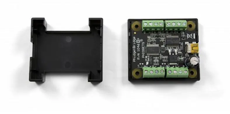 Interface Pour Capteurs de Base Wheatstone Bridge Phidgets (avec Boîtier) – Cliquez pour agrandir