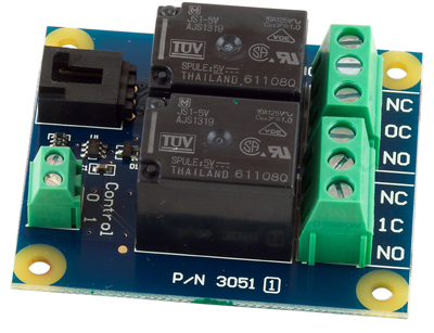 Phidgets Dual Relay Board- Click to Enlarge