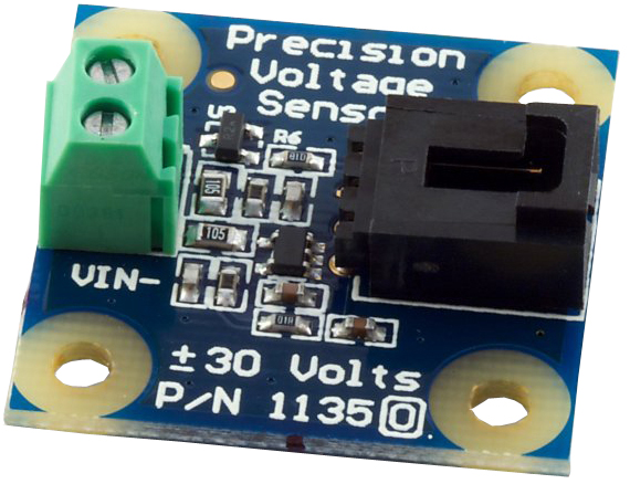 Sensor de Voltaje de Precisión Phidgets - Haga Clic para Ampliar