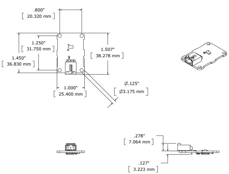 Phidget VINT Afstandssensor (650 mm) - Klik om te vergroten