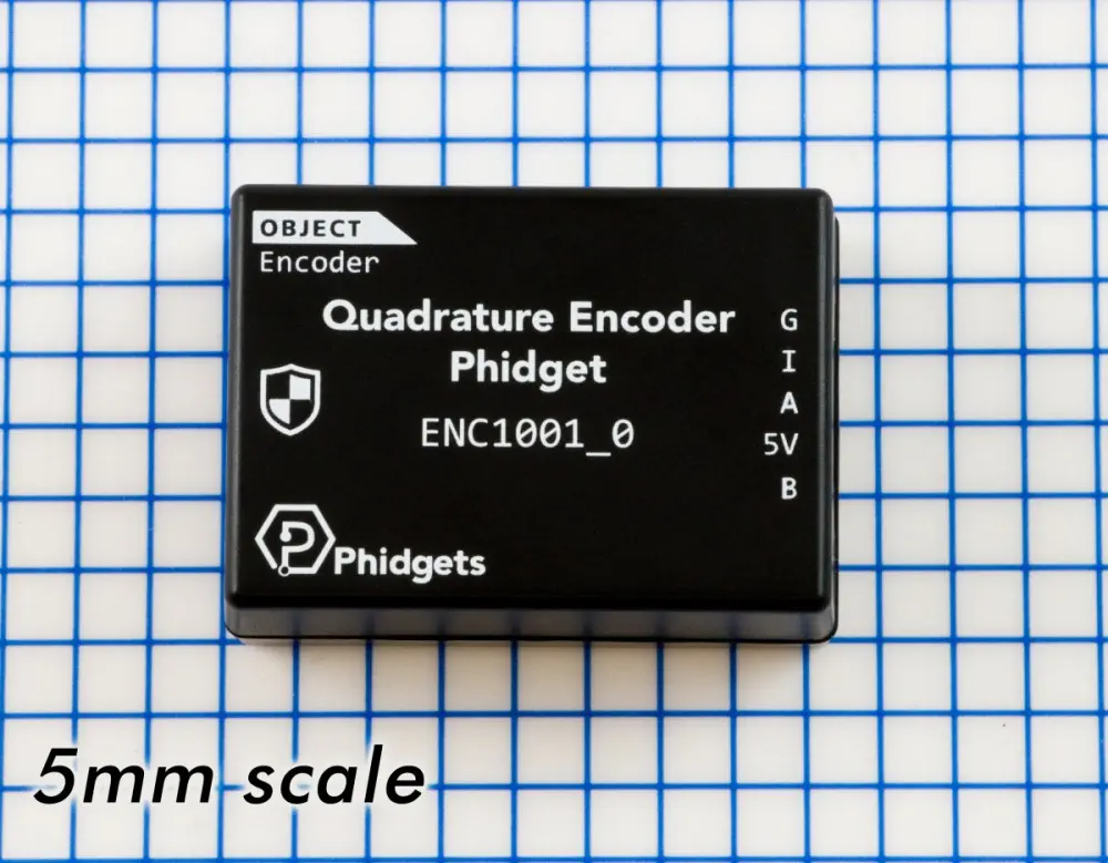 Encodeur Quadrature Phidget - Dimensions recadrées