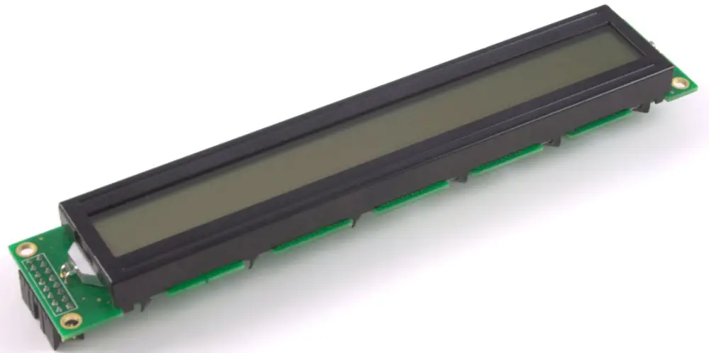 LCD Scherm 2x40 5.5mm Karakters - Afmetingen
