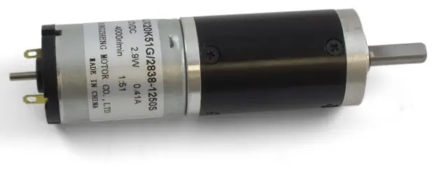 12V/3.0Kg-cm/78RPM 51:1 DC Gear Motor - Dimensions