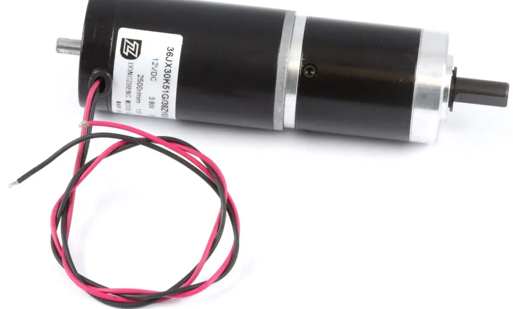 12V/6.6Kg-cm/49RPM 51:1 DC Gear Motor - Dimensions