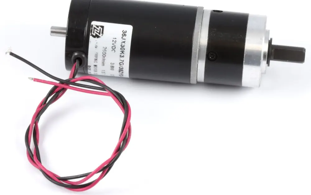 12V/0.5Kg-cm/670RPM 3.7:1 DC Gear Motor - Dimensions